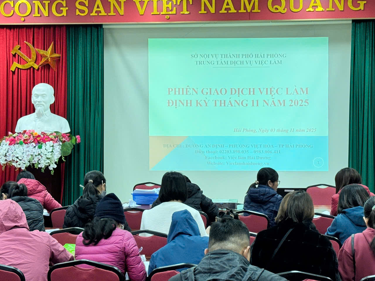 Phiên Giao dịch việc làm định kỳ ngày 03/11/2025